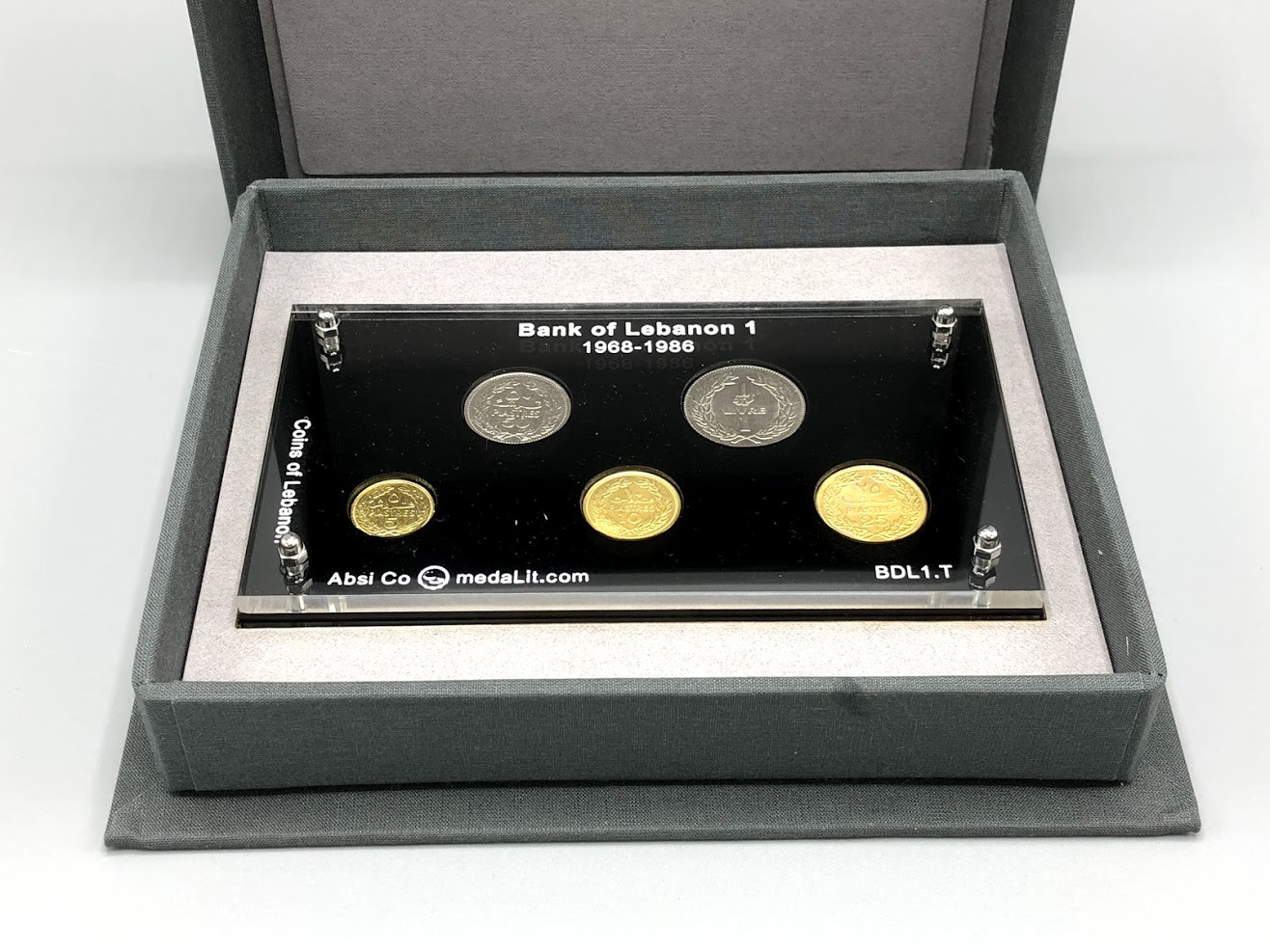 Coins of Lebanon 1968 - 1986 Coin Set - Image 7