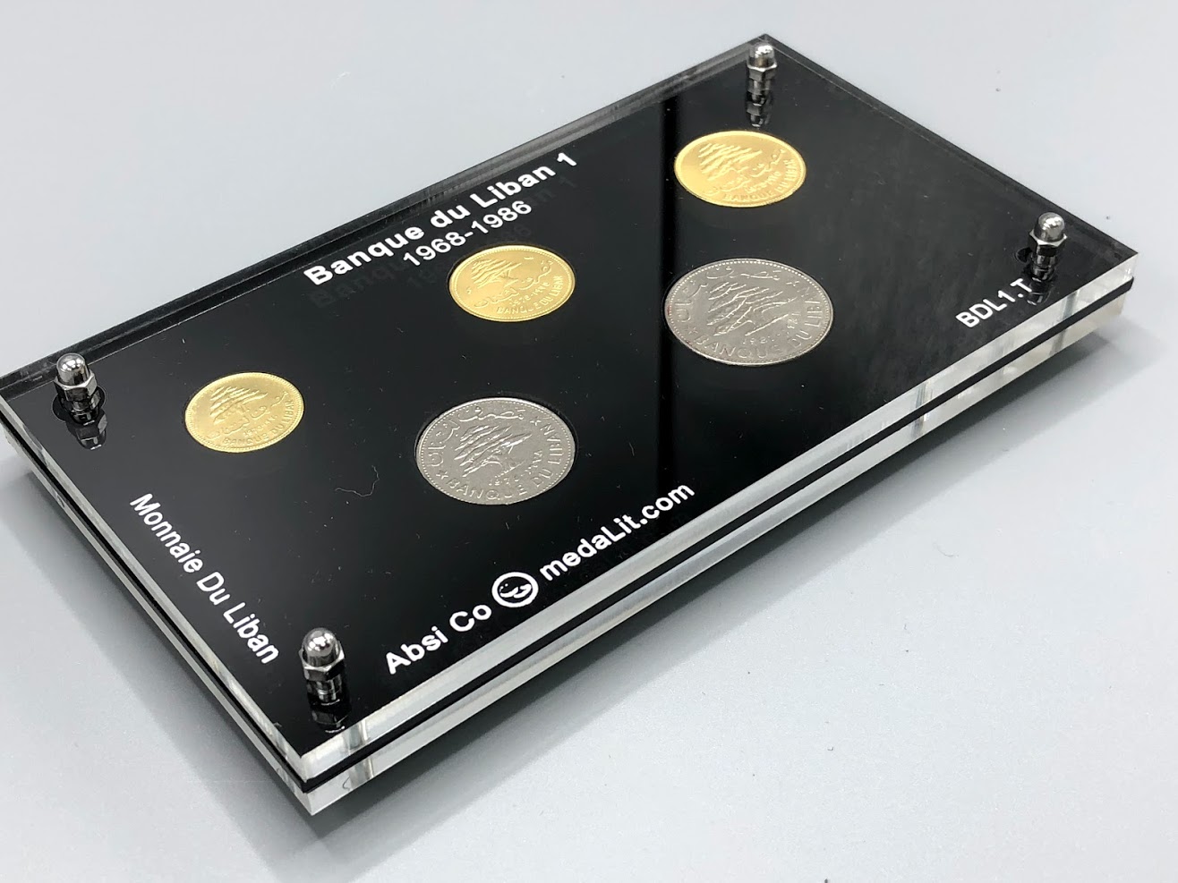 Coins of Lebanon 1968 - 1986 Coin Set - Image 4